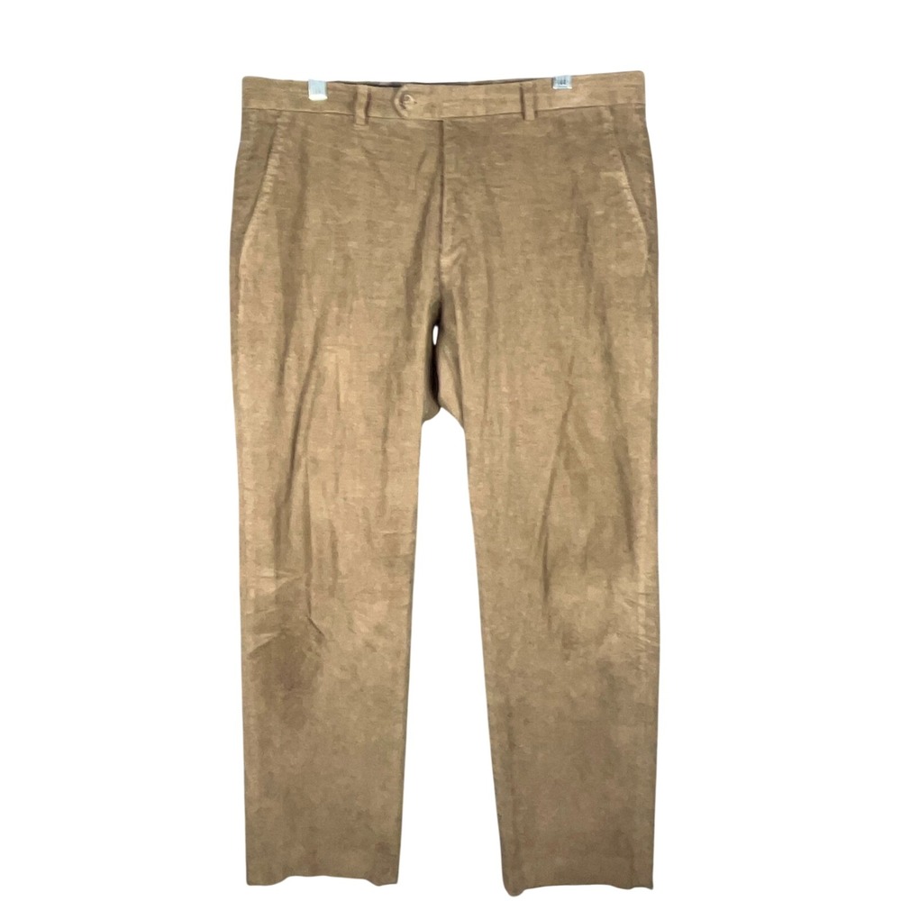 Ralph‎ Lauren Men Brown Corduroy Straight Leg Casual Dress Pants Size 34x29